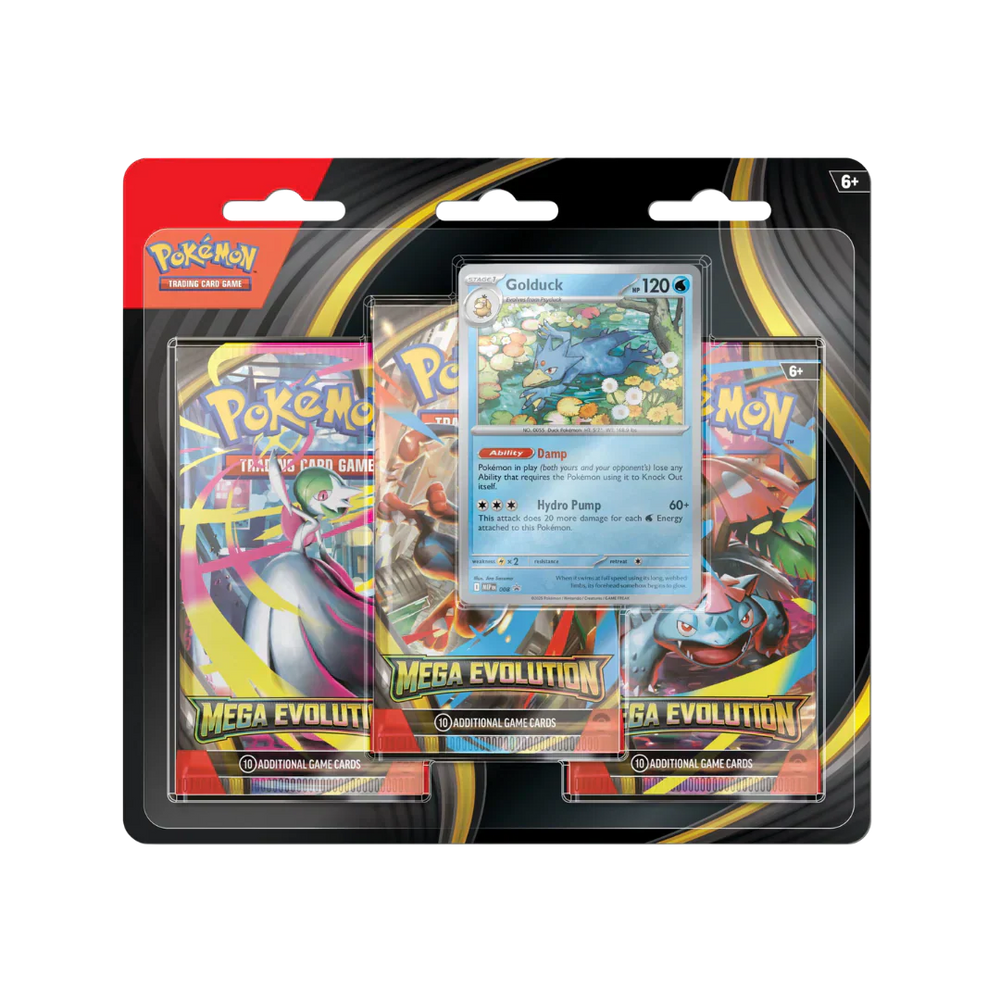 Mega Evolution - 3 Pack Blister (Psyduck/Golduck)
