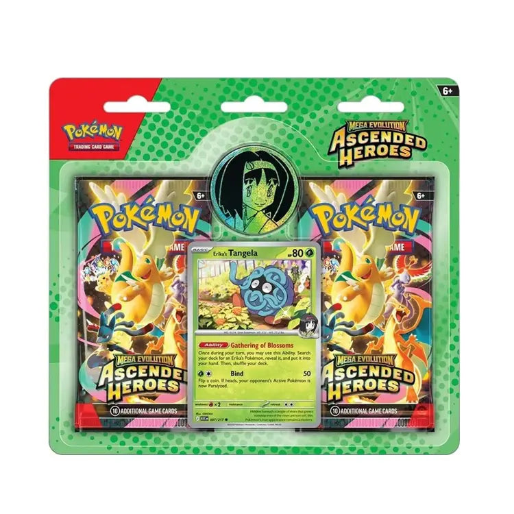 Ascended Heroes - 2 Pack Blister Tangela or Komola